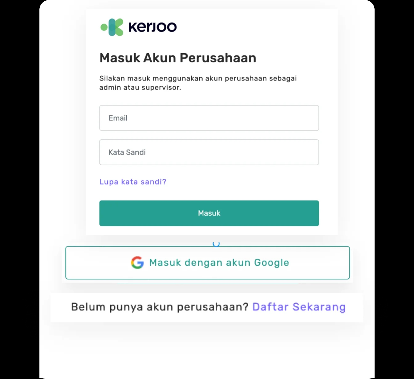 Masuk ke Panel Admin