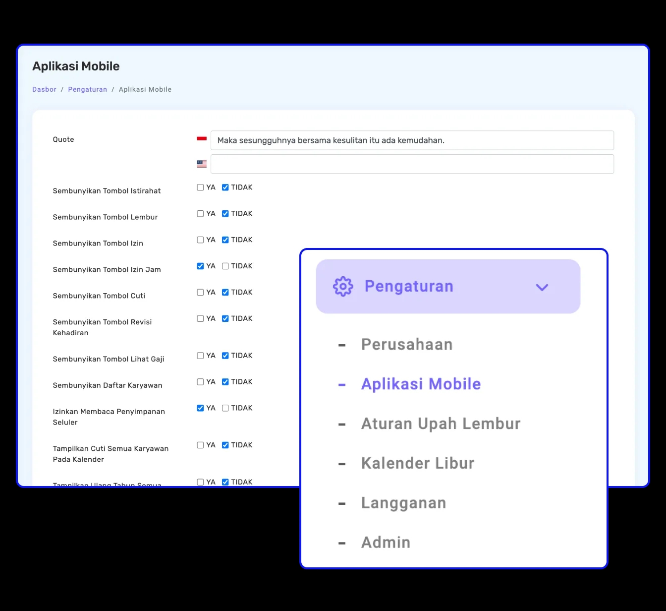 Panel Admin