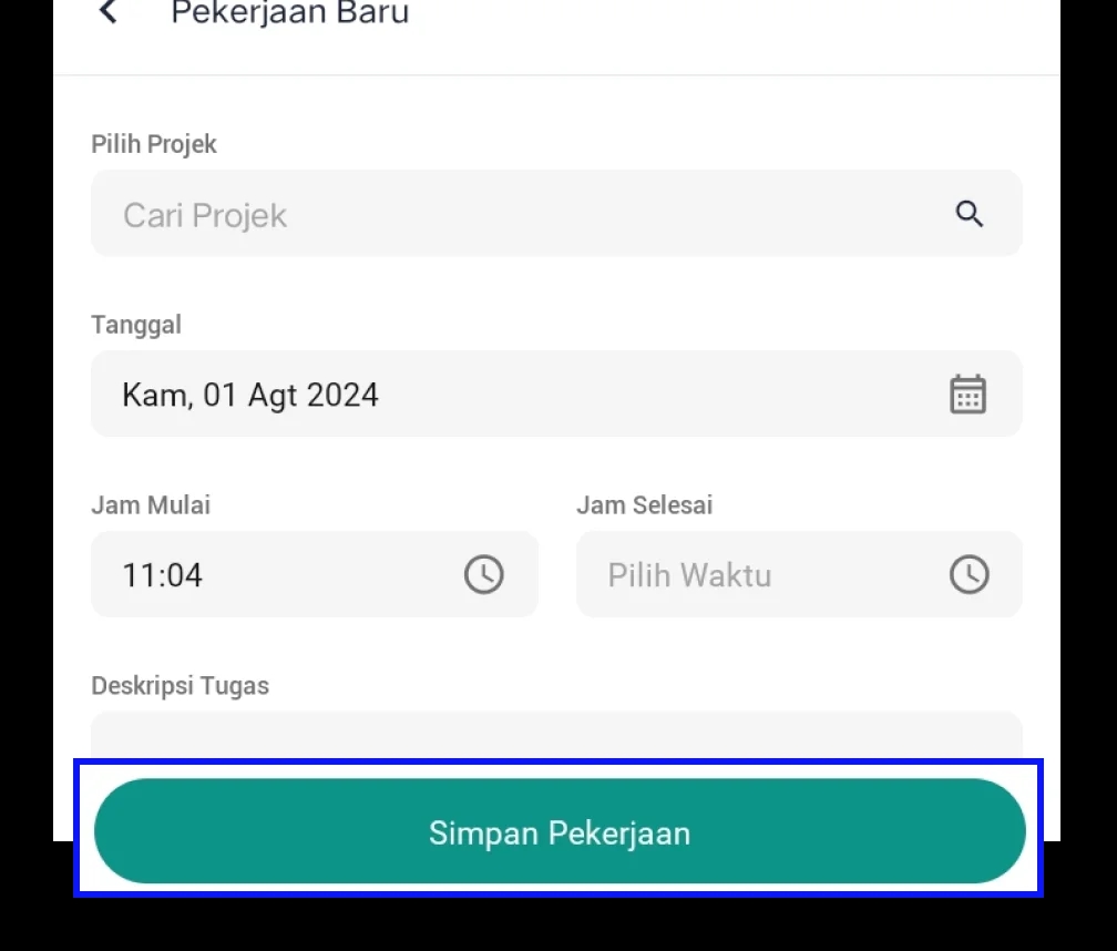 Tambah Pekerjaan