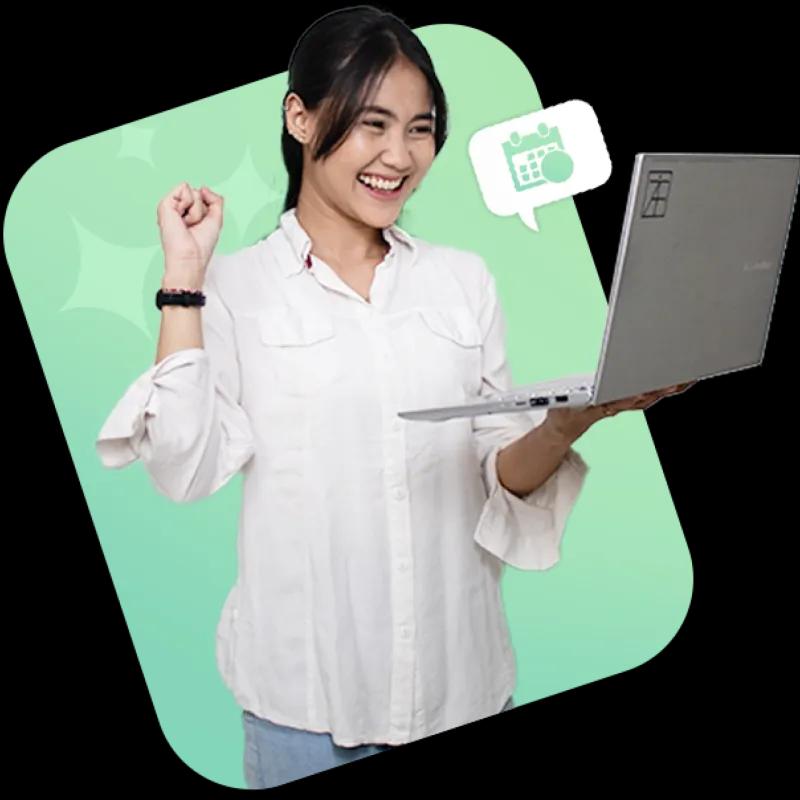 Ilustrasi fitur penjadwalan shift Kerjoo