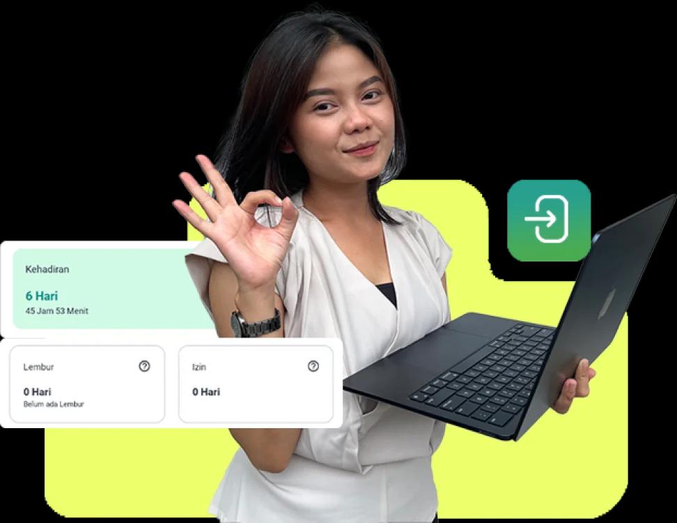 Kehadiran Harian dalam Satu Tampilan