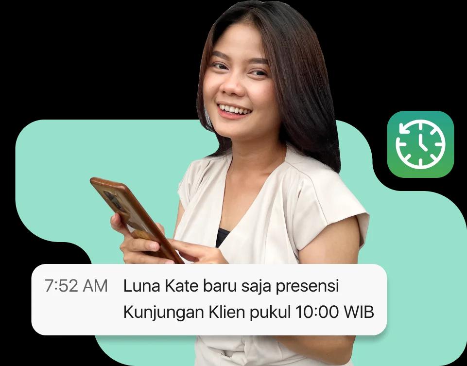 Update Real-time ke Channel Tim
