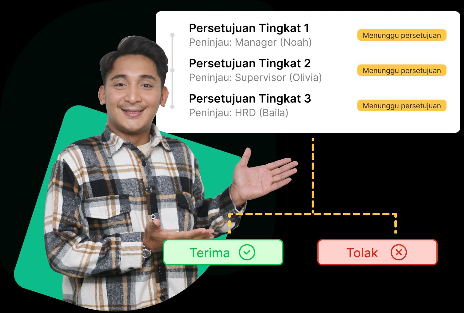 Support Approval Bertingkat