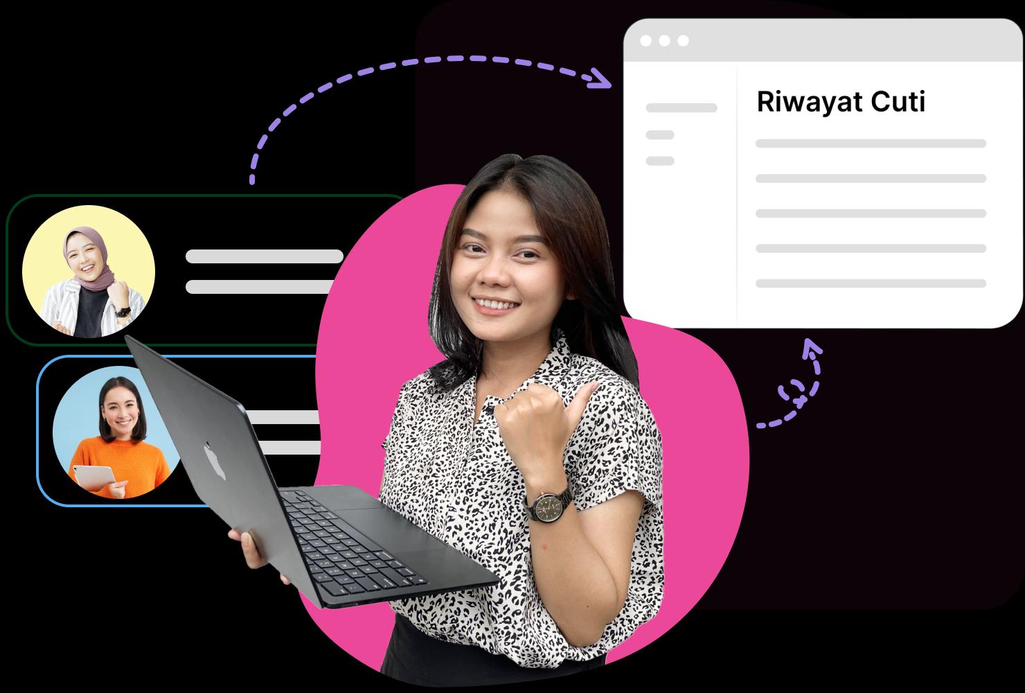 Riwayat Cuti Tercatat Jelas