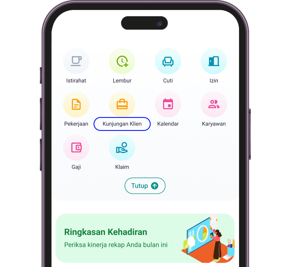 Klik Kunjungan Klien