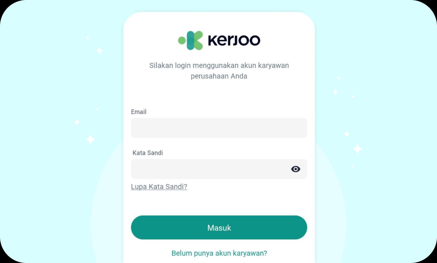 Buka Aplikasi Kerjoo