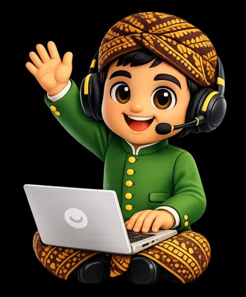 Ilustrasi mascot Kerjoo