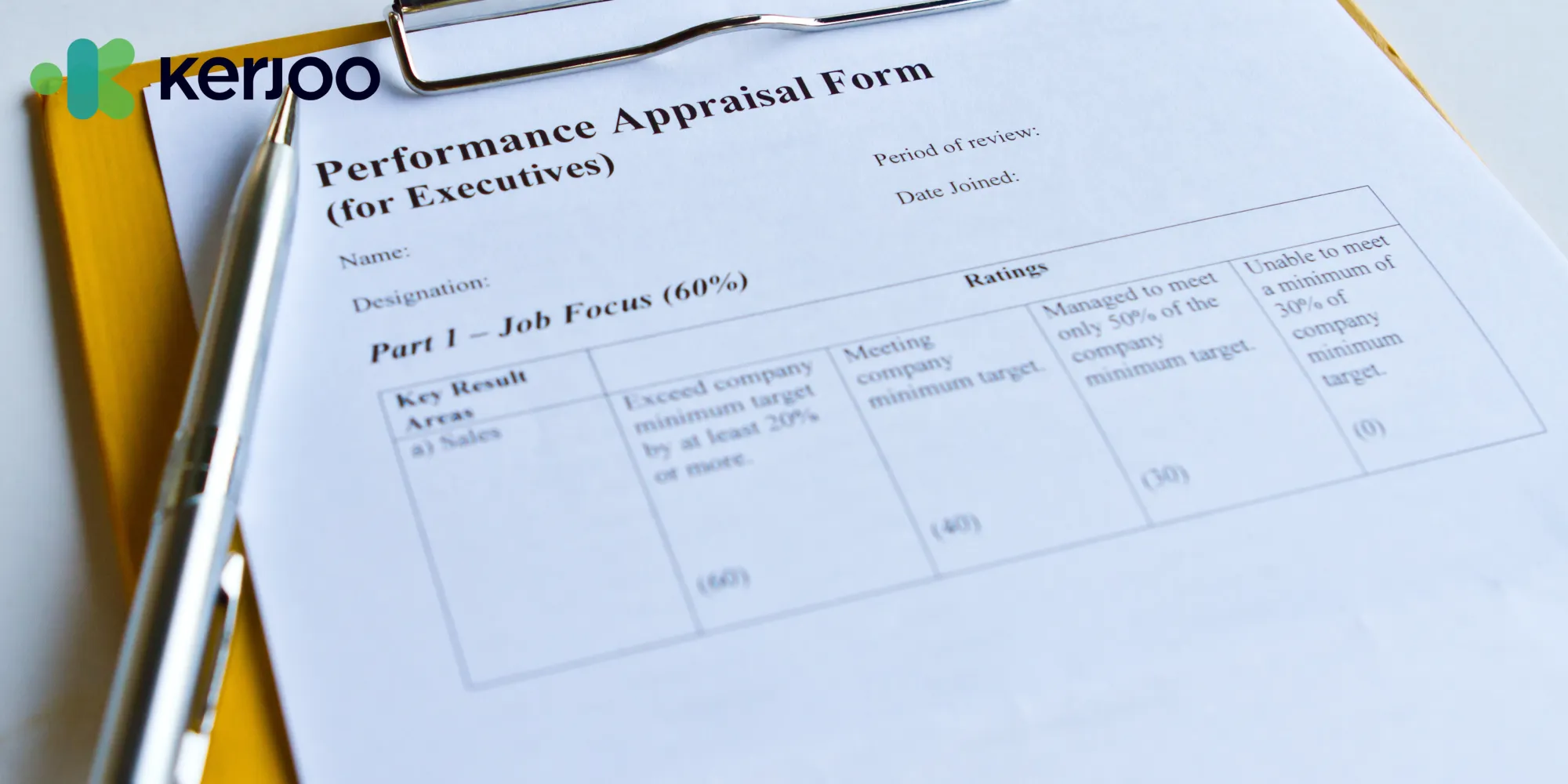 Contoh Form Penilaian Kinerja Karyawan Excel Doc Pdf 7038