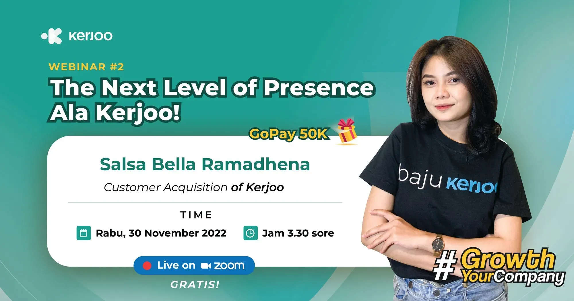 Webinar #2 The Next Level of Presence Ala Kerjoo!