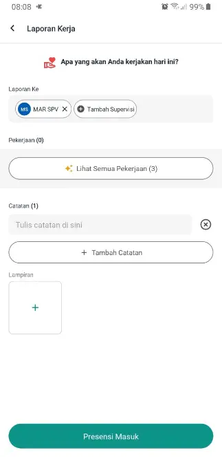 fitur timesheet