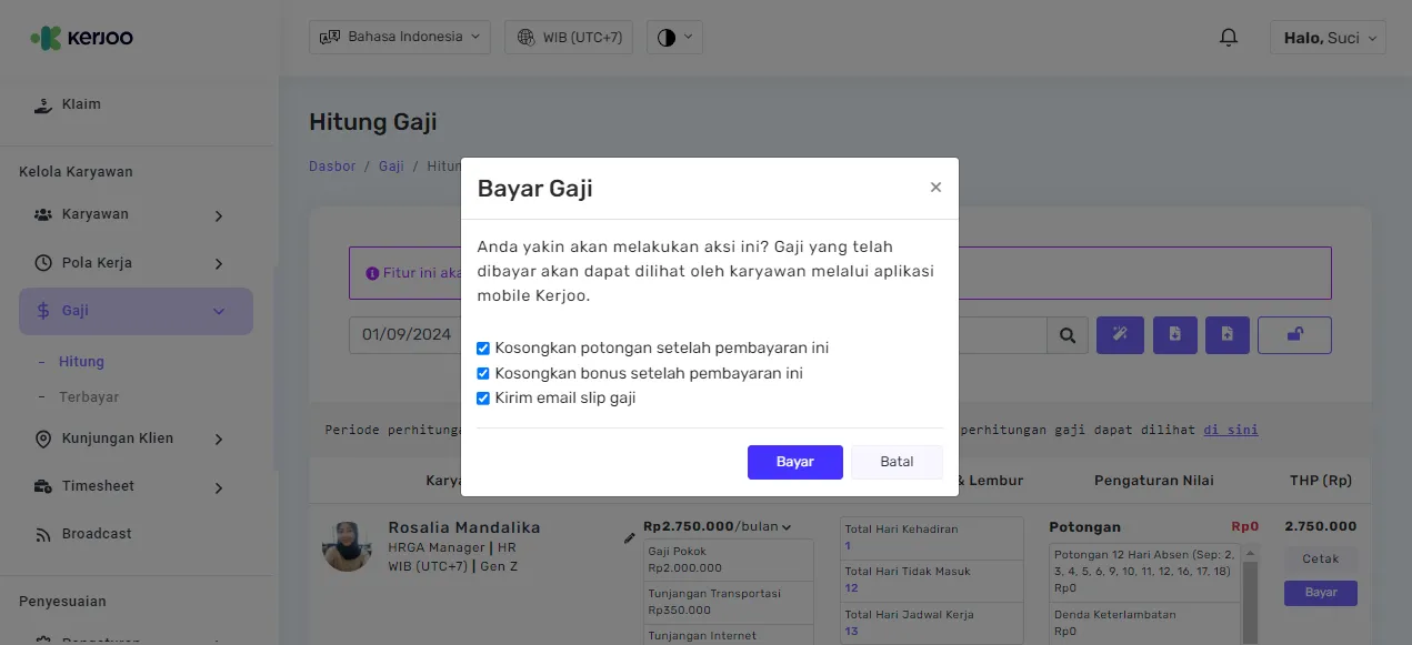 Fitur Bayar Gaji