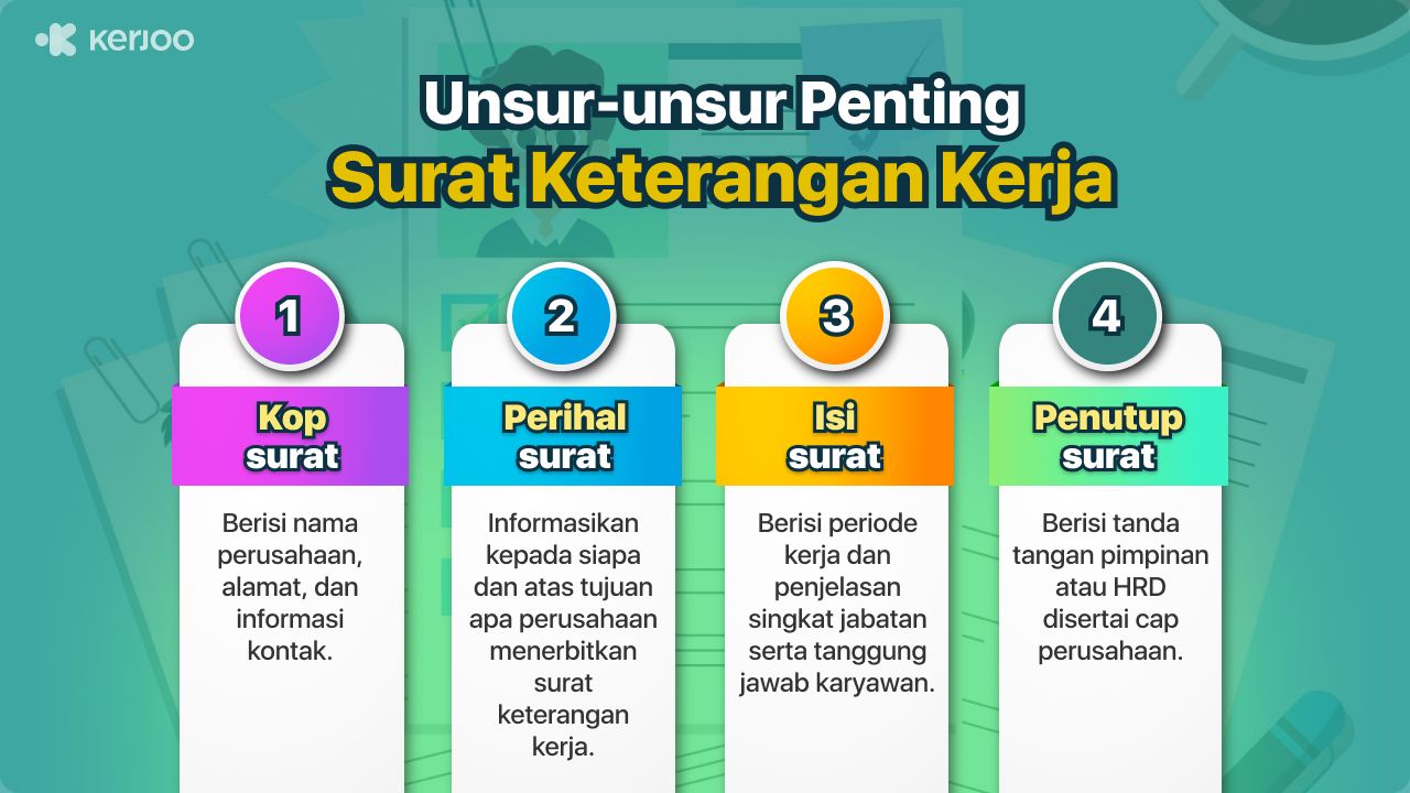 Format membuat surat keterangan kerja