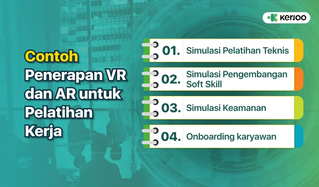 Aplikasi AR dan VR untuk pelatihan kerja