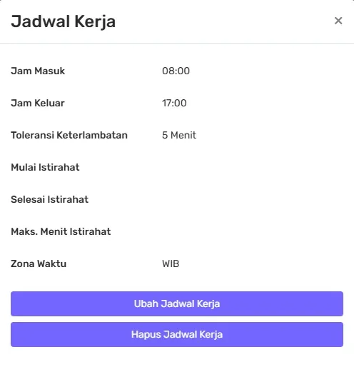 jam istirahat karyawan