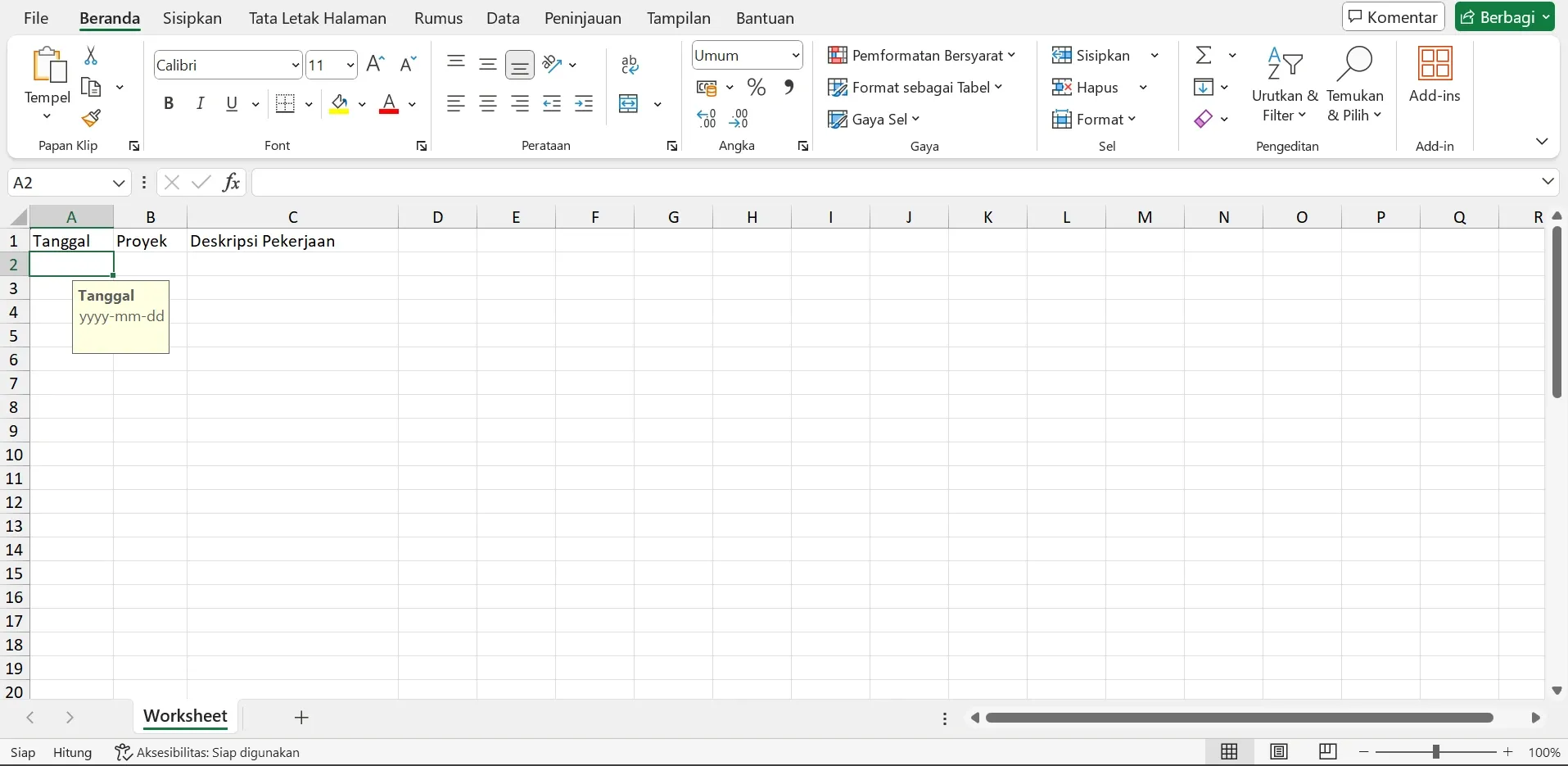 fitur timesheet