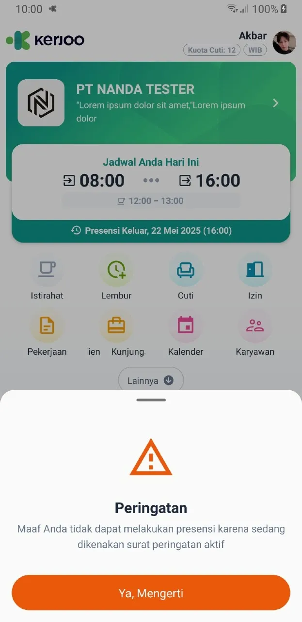 surat peringatan
