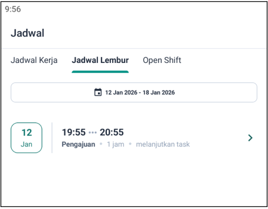 Fitur Approval Bertingkat Pengajuan Jadwal Lembur Karyawan
