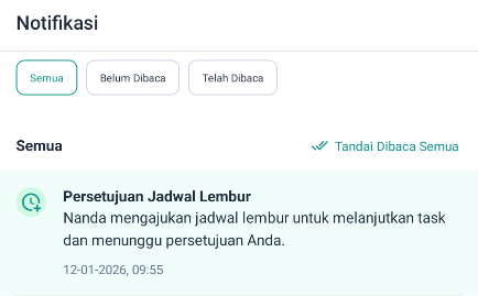 Fitur Approval Bertingkat Pengajuan Jadwal Lembur Karyawan