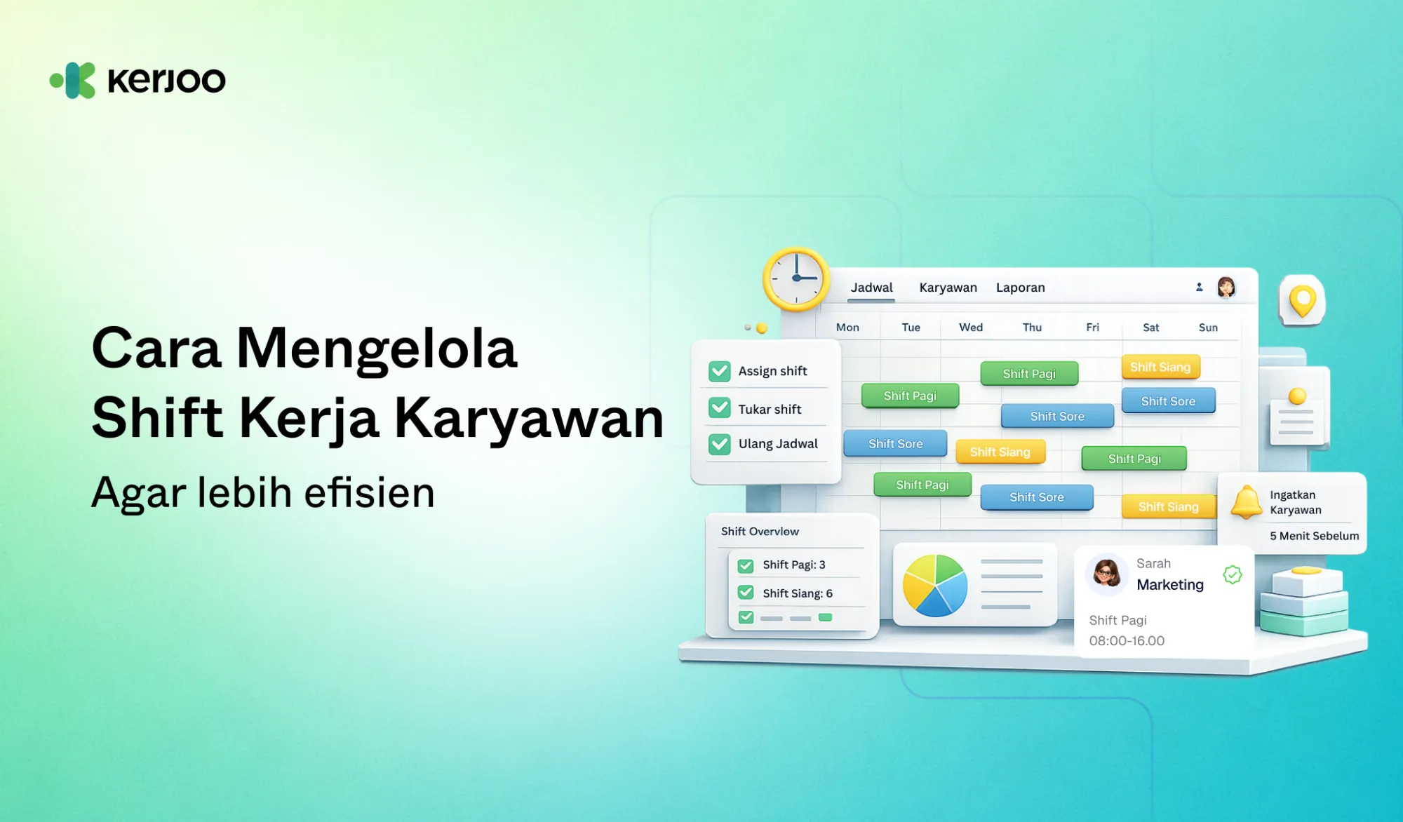 Cara Mengelola Shift Kerja Karyawan agar Lebih Efisien dan Anti Ribet