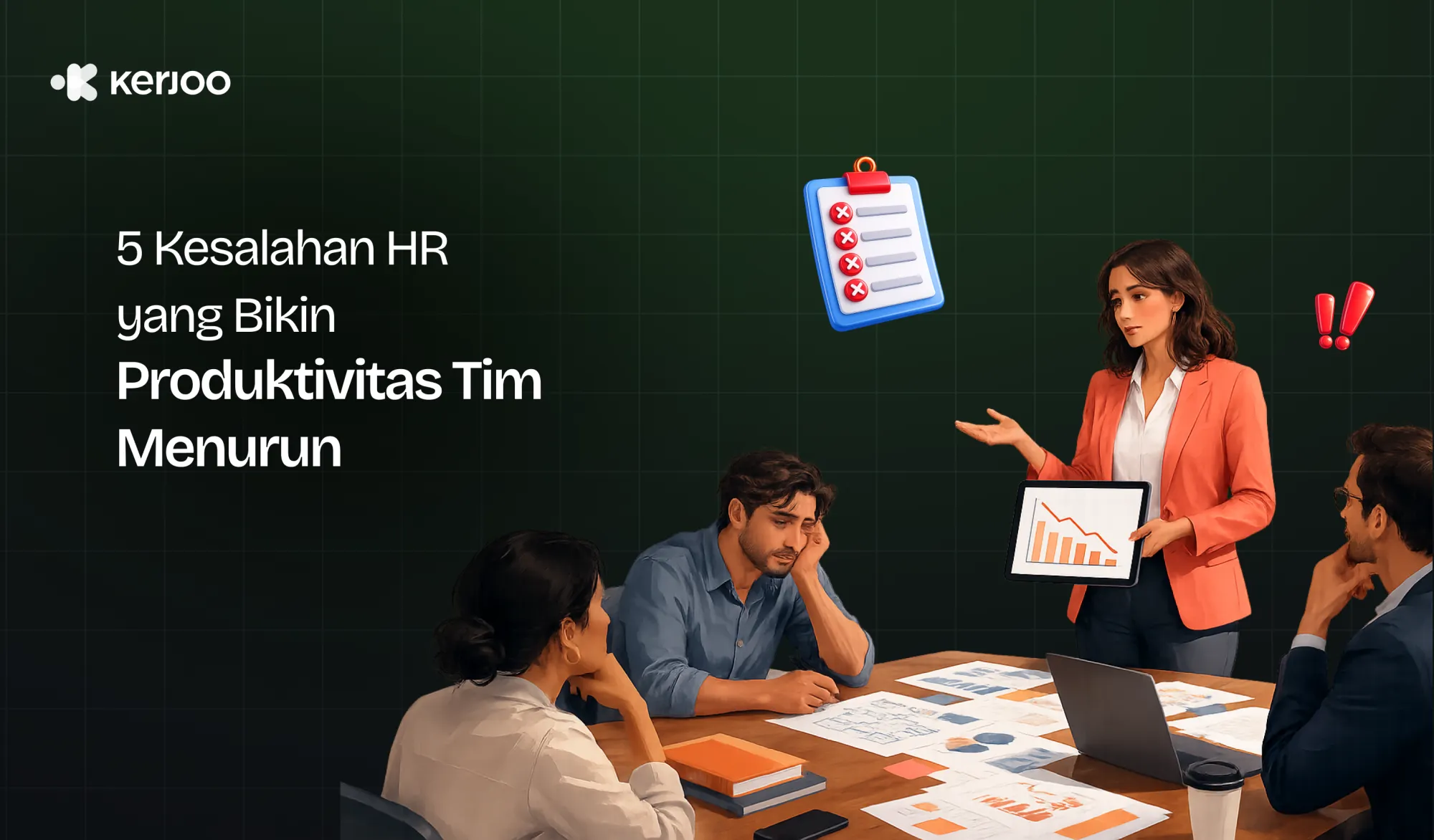 5 Kesalahan HR yang Diam-Diam Bikin Produktivitas Karyawan Turun, Nomor 3 Paling Sering Terjadi!