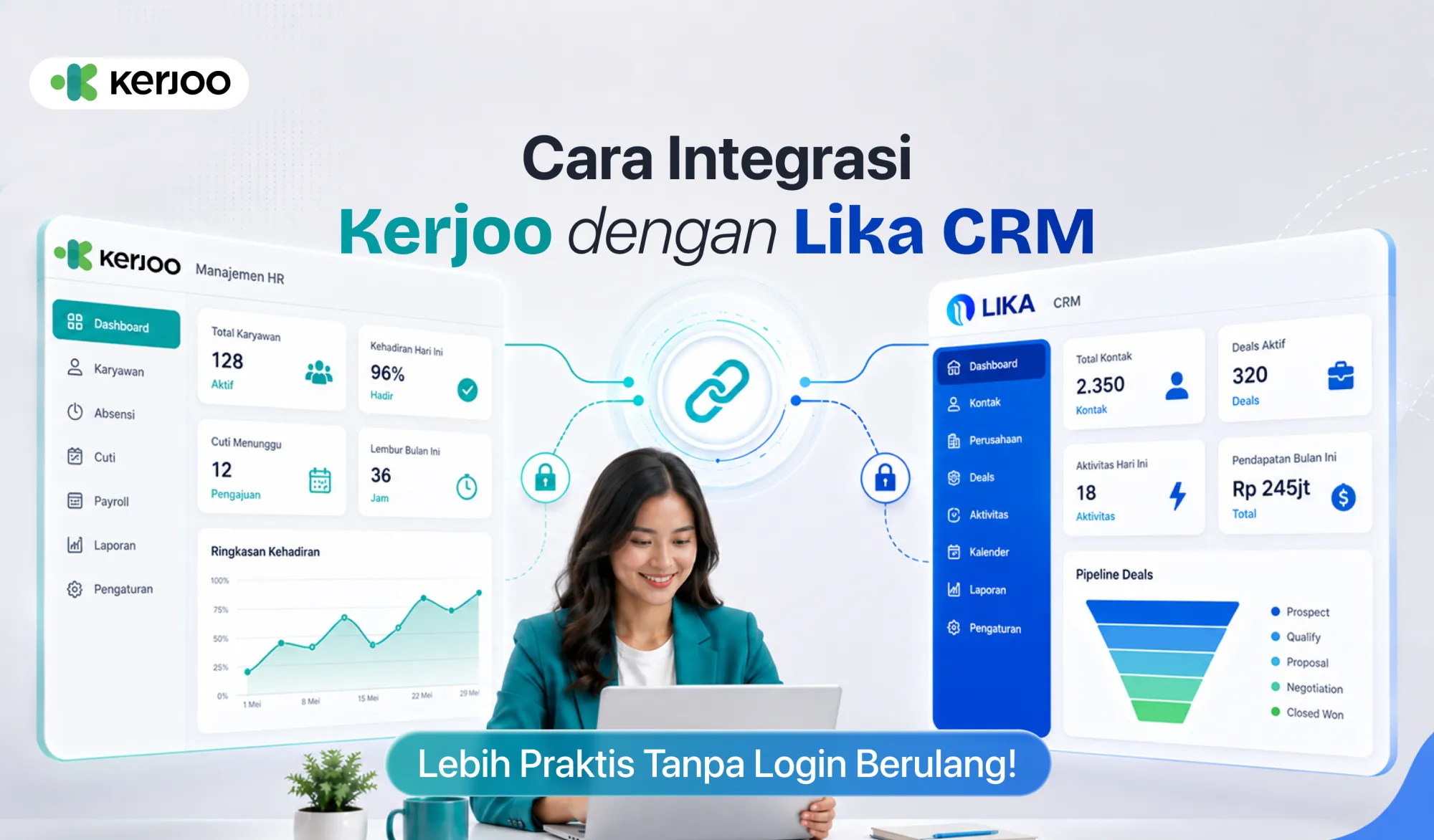 Integrasi Kerjoo dengan Lika CRM: Kelola HR dan CRM Jadi Lebih Mudah!