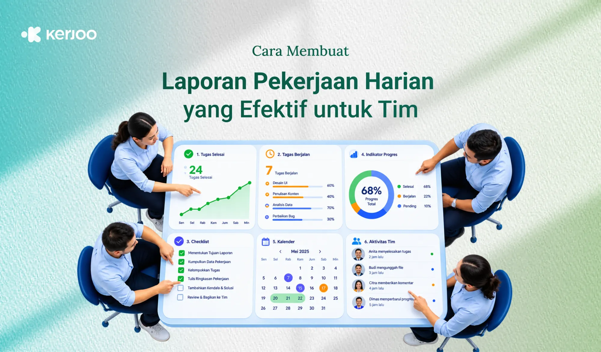 Cara Membuat Laporan Pekerjaan Harian yang Efektif untuk Monitoring Tim