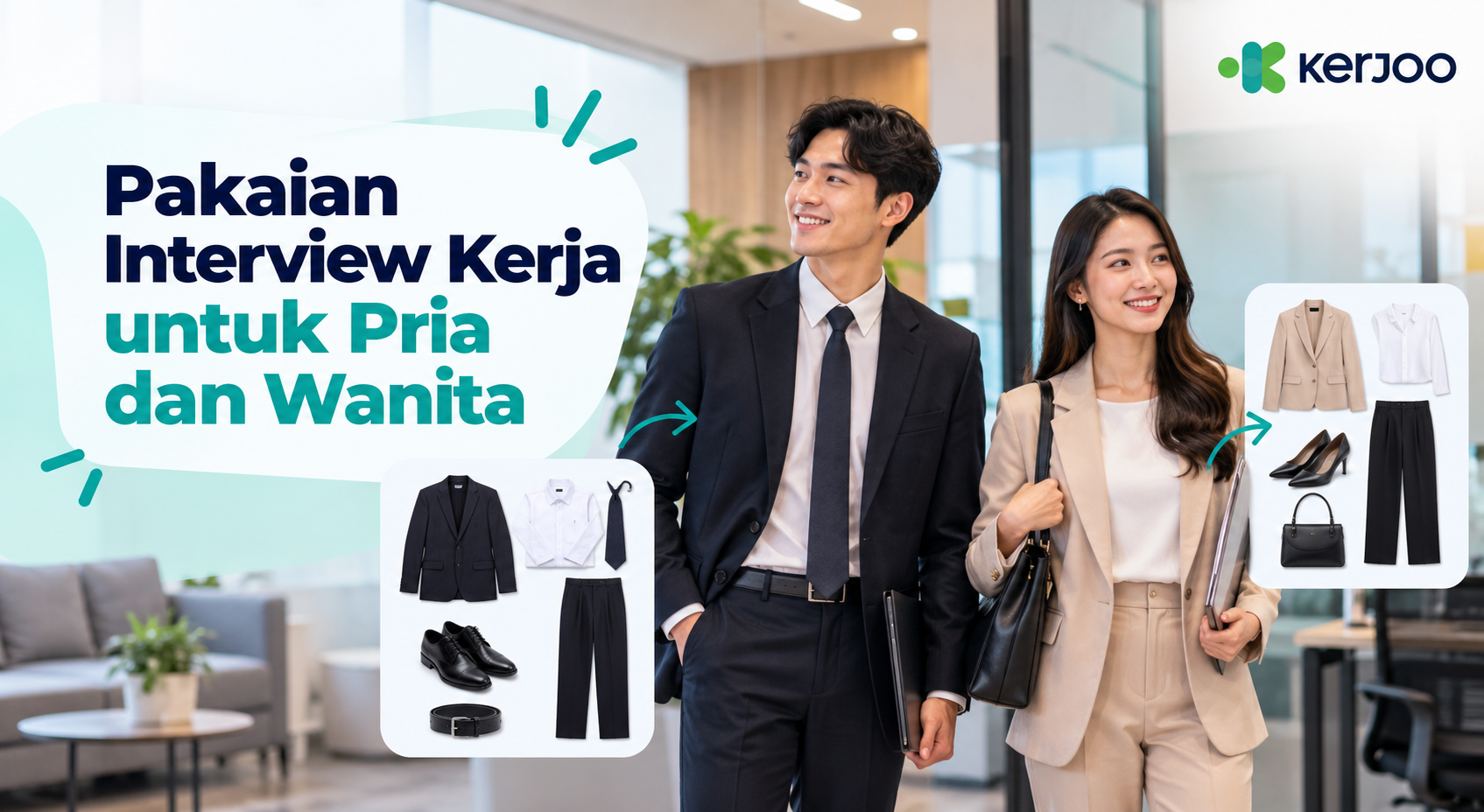 Pakaian Interview Kerja untuk Pria dan Wanita