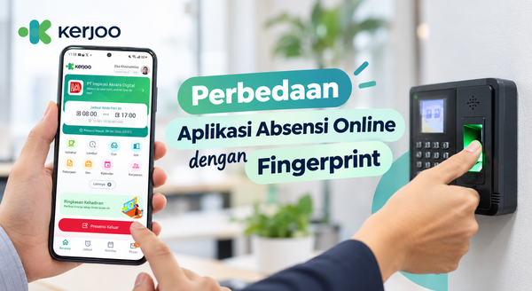 Perbedaan Aplikasi Absensi Online dengan Fingerprint